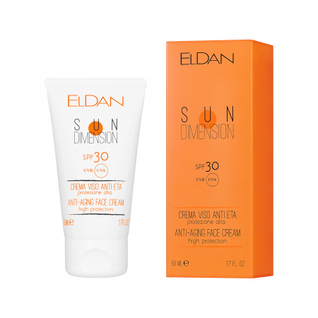 Дневная защита от солнца SPF30 Eldan Anti-Aging Face Cream High Protection, 50 мл
